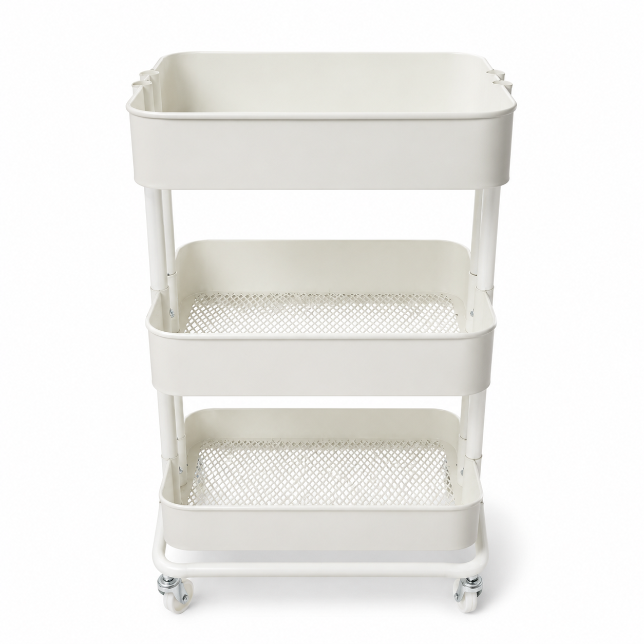 IKEA RÅSKOG 3-Tier Trolley – White – Rolling Storage Cart