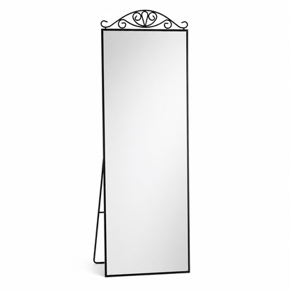 IKEA KARMSUND Standing Mirror – Black – 40 × 167 cm