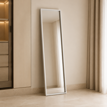 IKEA NISSEDAL Mirror – White – 40 × 150 cm