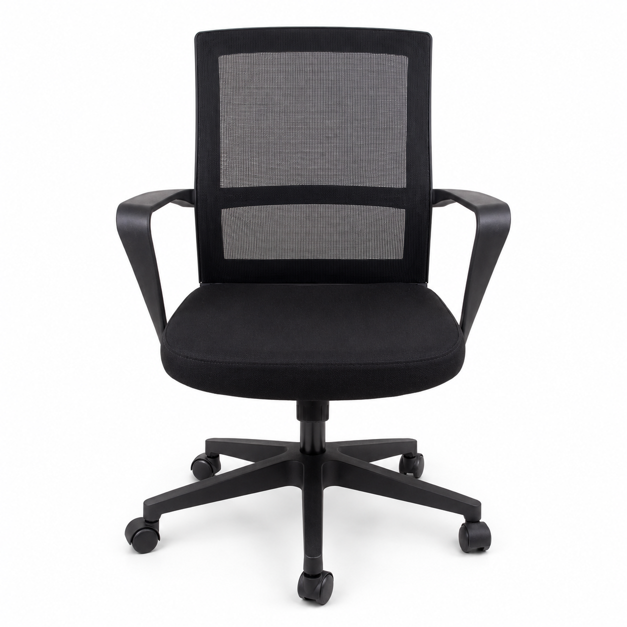 Home Box Solitaire Medium Back Office Chair – Black Mesh