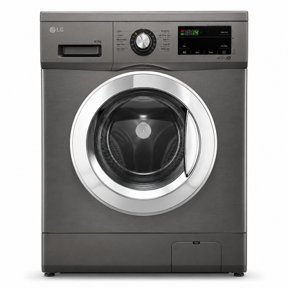 LG F4J3TMG5P Washer Dryer Combo – 8kg Wash / 5kg Dry – Platinum Silver