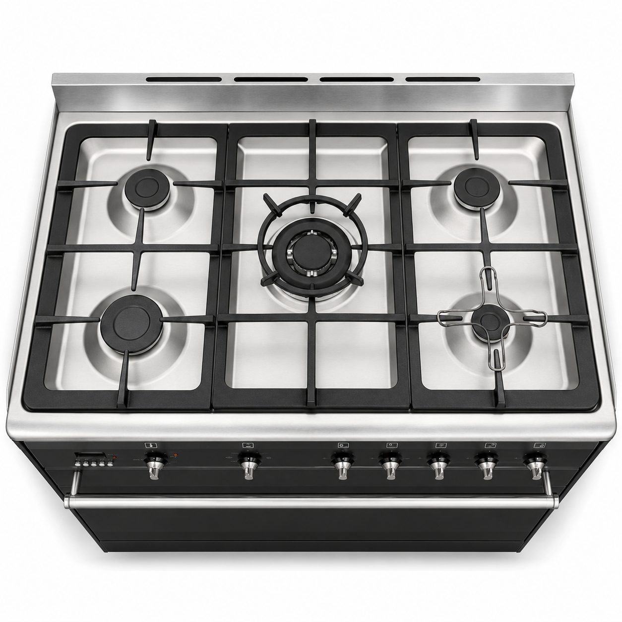 Smeg SSA91MAA9 90cm 5-Burner Dual-Fuel Cooker – Anthracite – 115L Oven