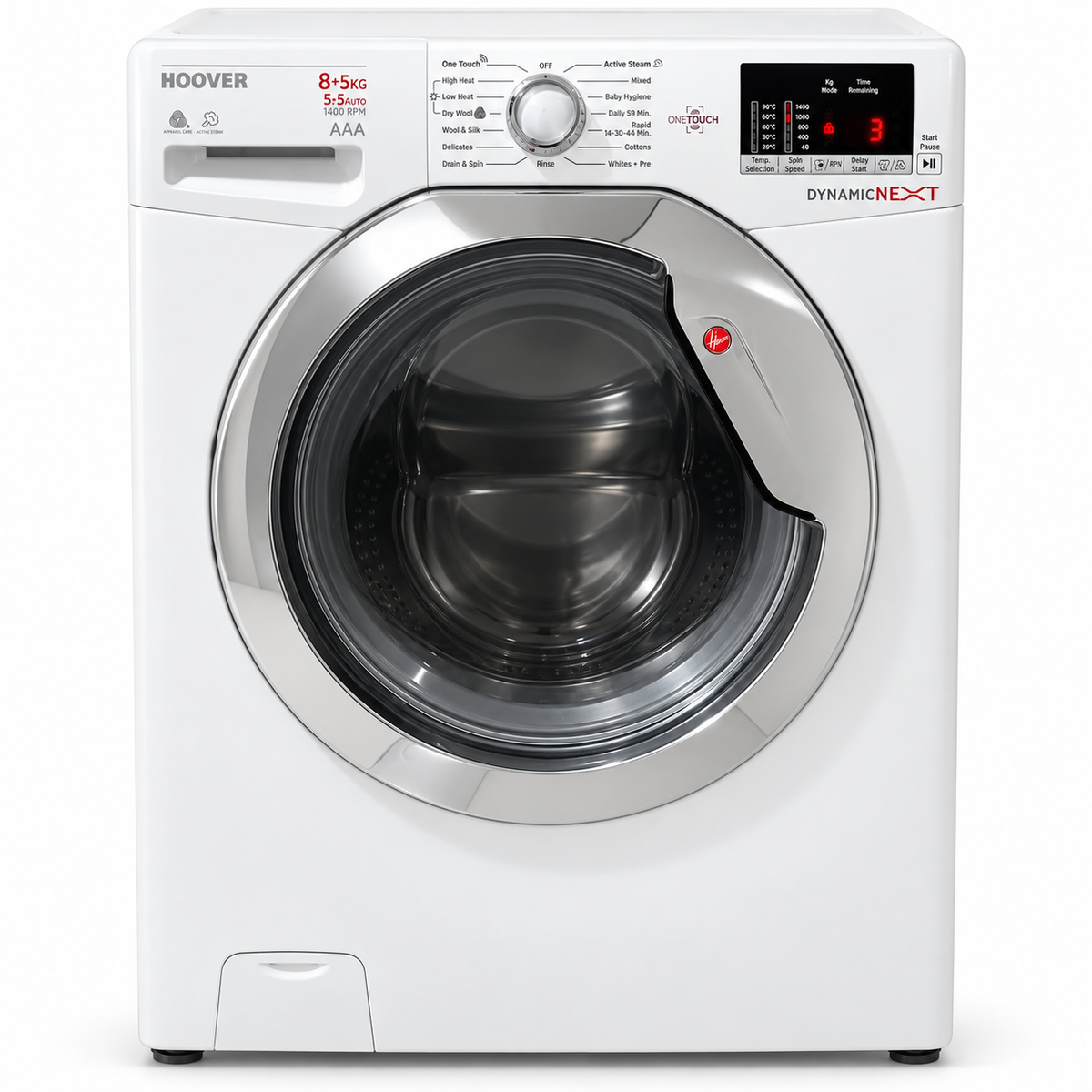 Hoover Dynamic Next WDXOA 485C-80 8kg / 5kg Washer Dryer – 1400 RPM – White