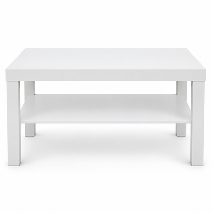 IKEA LACK Coffee Table with Lower Shelf – 90 × 55 cm – White