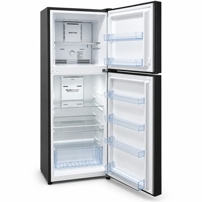 Nikai NRF410FSS 410L No-Frost Double-Door Refrigerator – Grey