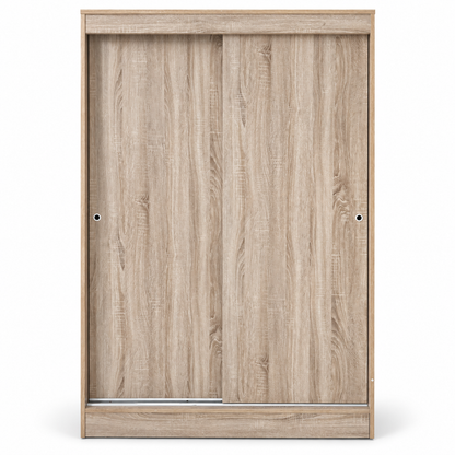 Home Centre Otis 2-Door Sliding Wardrobe – 162 cm Wide – Oak