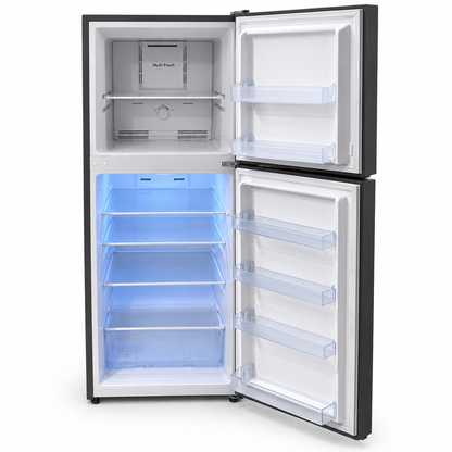 Nobel NR350NF 270L Inverter No-Frost Double-Door Refrigerator – Dark Silver