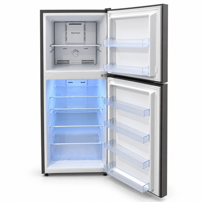 Nobel NR350NF 270L Inverter No-Frost Double-Door Refrigerator – Dark Silver