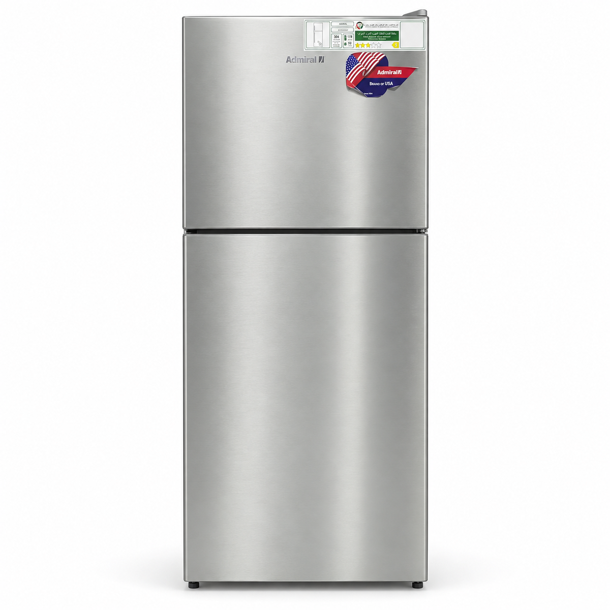 Admiral ADTM35MSP No-Frost Top-Mount Double-Door Refrigerator – Inox