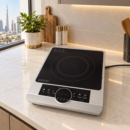 Krypton KNIC6058N 2200W Digital Infrared Cooker – Black & Silver