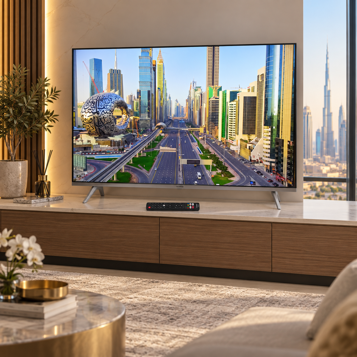 TORNADO 50UA5300G 50-Inch 4K UHD Android Smart TV – Silver