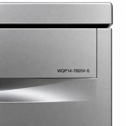 Midea WQP14-7605V-S 14-Place Freestanding Dishwasher – Silver