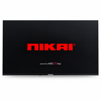 Nikai 50-Inch Smart LED TV with webOS Hub – Black