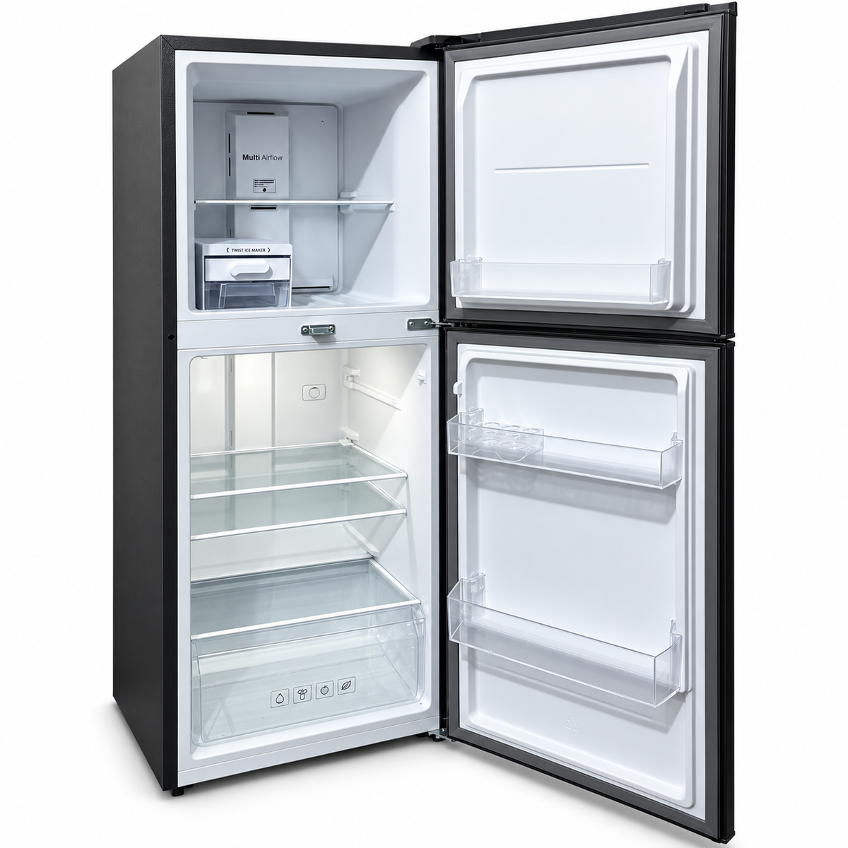 AFTRON AFR280FSINV 219L Inverter Top-Mount Refrigerator-Freezer – Black