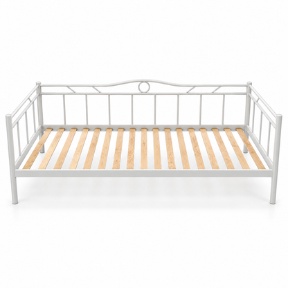 IKEA RAMSTA Day-bed with LURÖY Slatted Bed Base – White – 90 × 200 cm