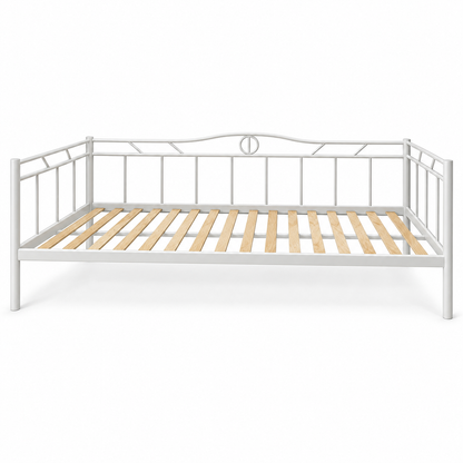 IKEA RAMSTA Day-bed with LURÖY Slatted Bed Base – White – 90 × 200 cm