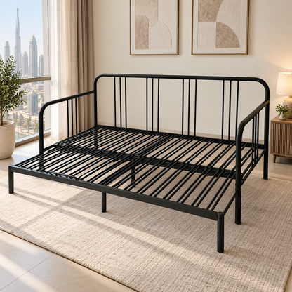 IKEA FYRESDAL Day-bed Frame – Black – 80 × 200 cm