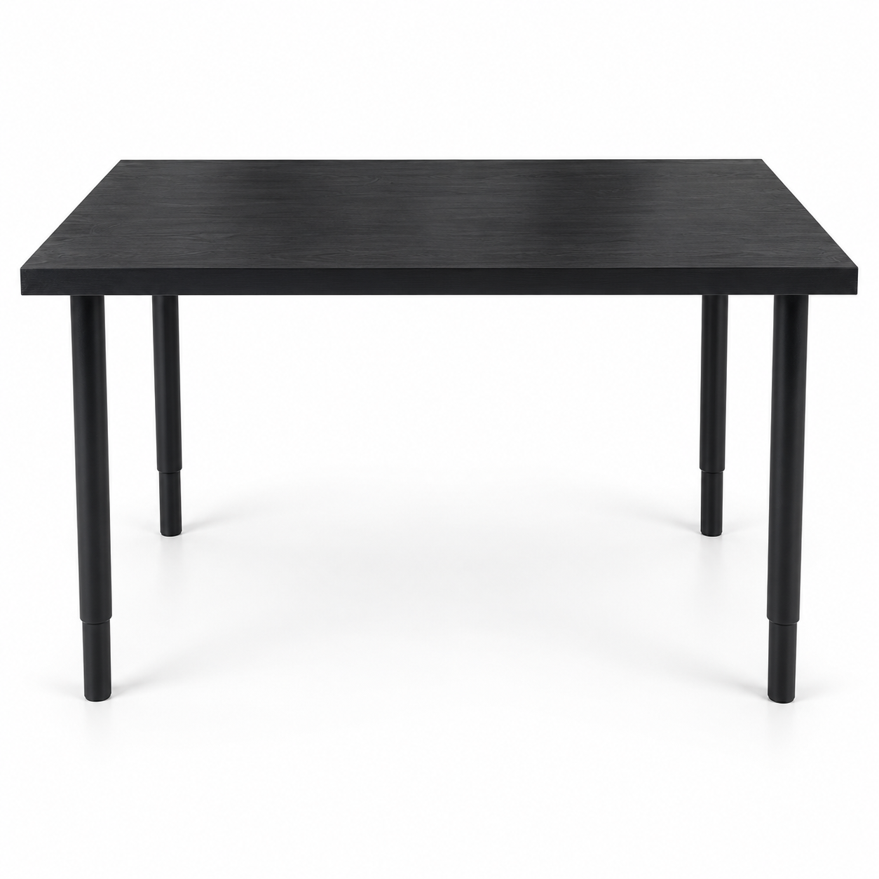 IKEA LAGKAPTEN / OLOV Adjustable Desk – Black-Brown / Black – 120 × 60 cm
