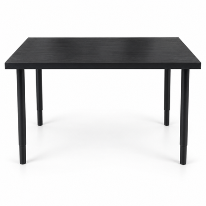 IKEA LAGKAPTEN / OLOV Adjustable Desk – Black-Brown / Black – 120 × 60 cm