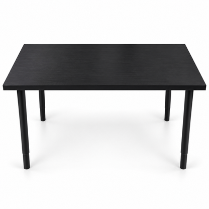 IKEA LAGKAPTEN / OLOV Adjustable Desk – Black-Brown / Black – 120 × 60 cm