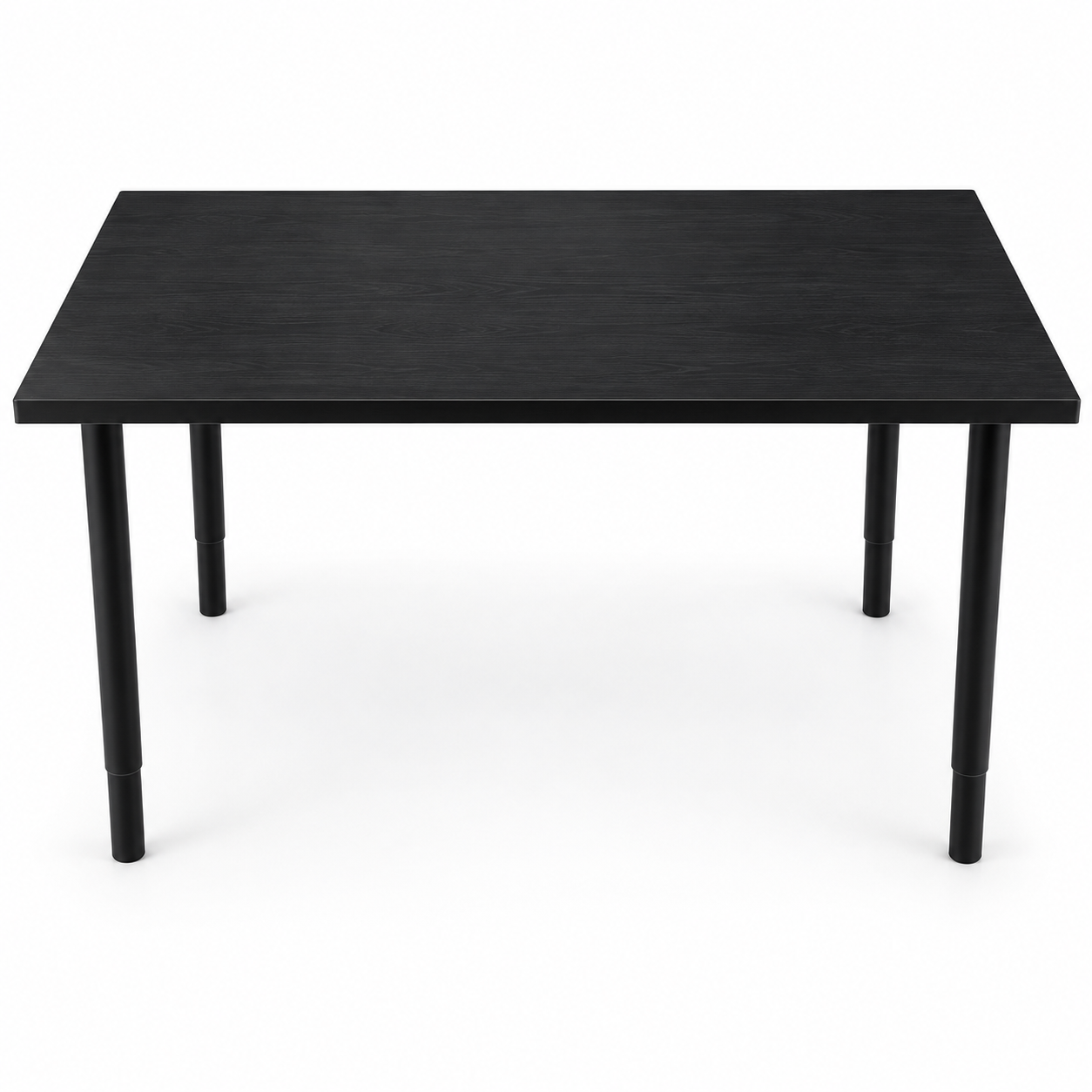 IKEA LAGKAPTEN / OLOV Adjustable Desk – Black-Brown / Black – 120 × 60 cm