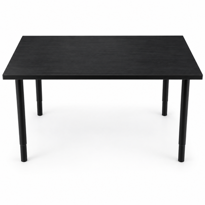 IKEA LAGKAPTEN / OLOV Adjustable Desk – Black-Brown / Black – 120 × 60 cm