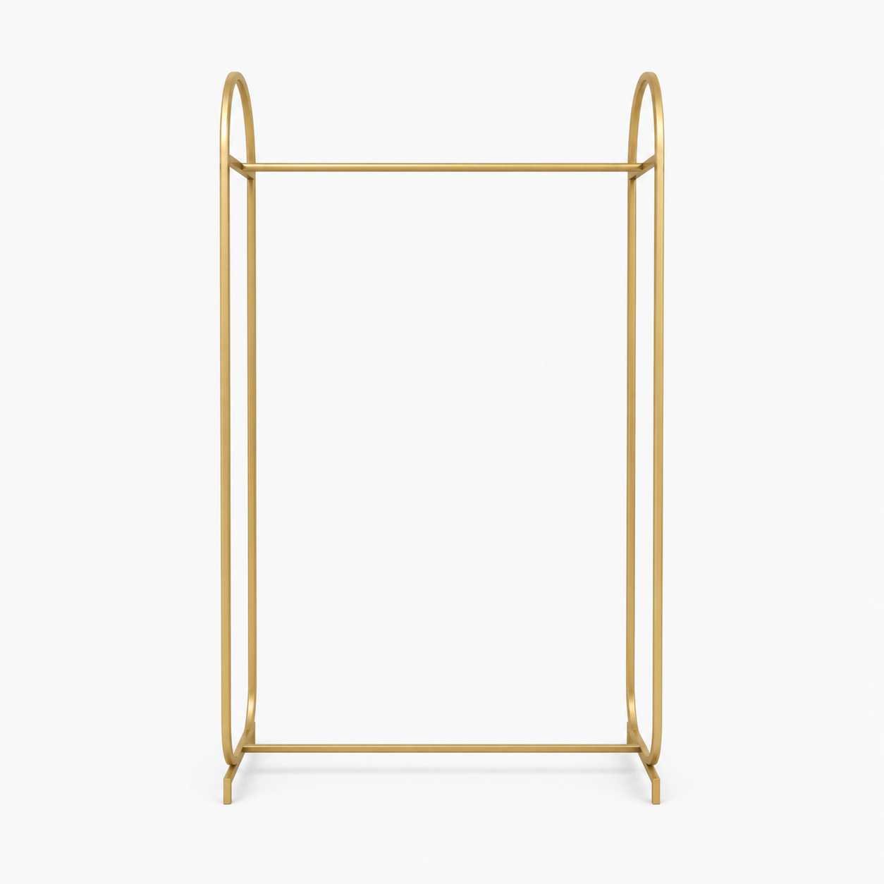 Modern Gold Metal Clothes Hanging Stand | 100x40x200 cm