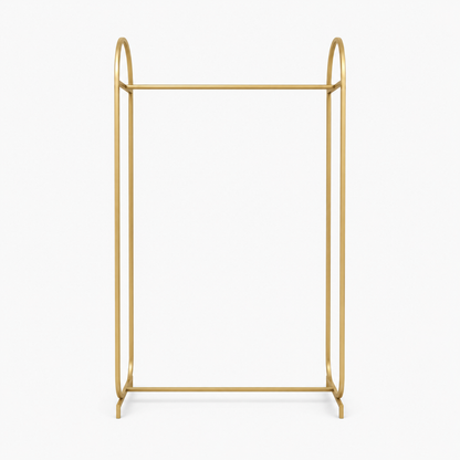 Modern Gold Metal Clothes Hanging Stand | 100x40x200 cm