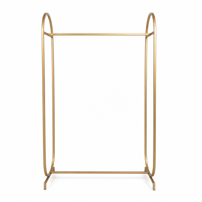 Modern Gold Metal Clothes Hanging Stand | 100x40x200 cm