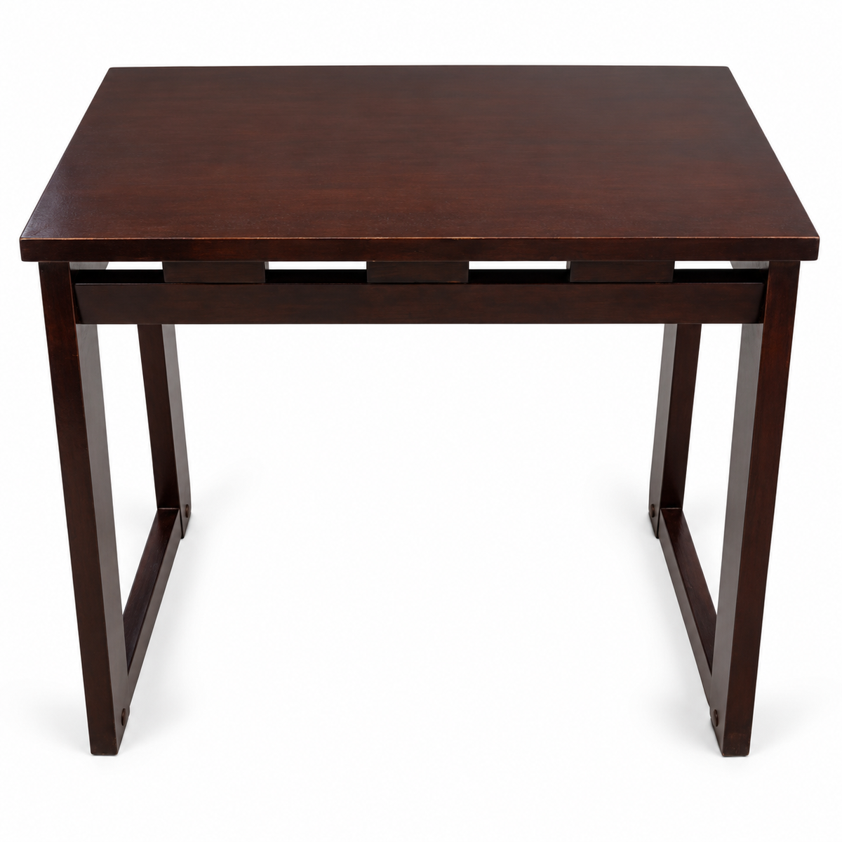 Home Centre Espresso Nesting Tables – Set of 3 – Dark Brown