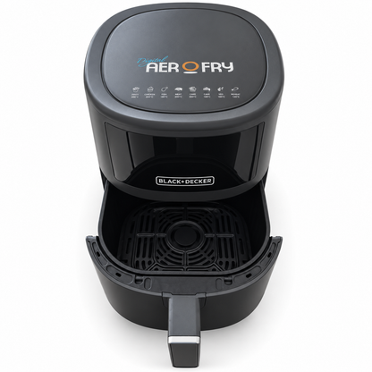 BLACK+DECKER AF3550-B5 3.5L 8-in-1 Digital Air Fryer – 1500W – Black