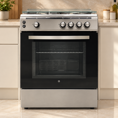 Hoover FGC6060-S1V 4-Burner Full Gas Cooker – 60 × 60 cm Stainless Steel