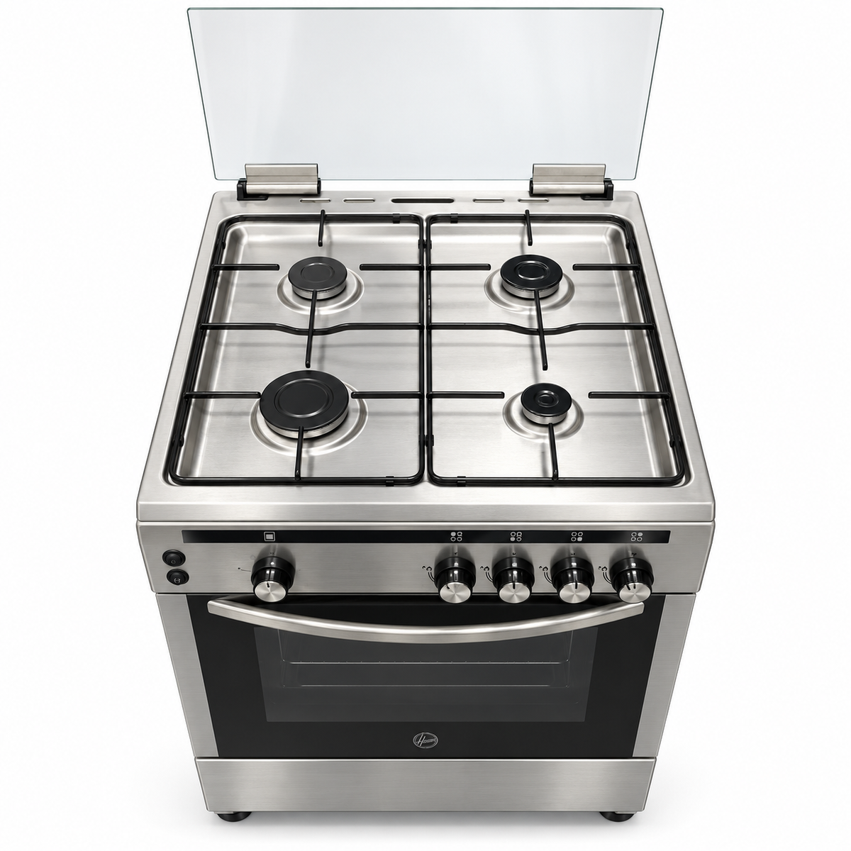 Hoover FGC6060-S1V 4-Burner Full Gas Cooker – 60 × 60 cm Stainless Steel