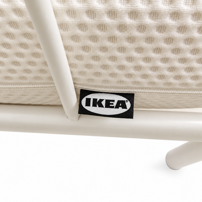 IKEA RAMSTA Single Day-Bed with Mattress – 90 × 200 cm – White