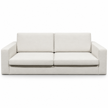 Home Centre 3-Seater Fabric Sofa – Ivory Beige