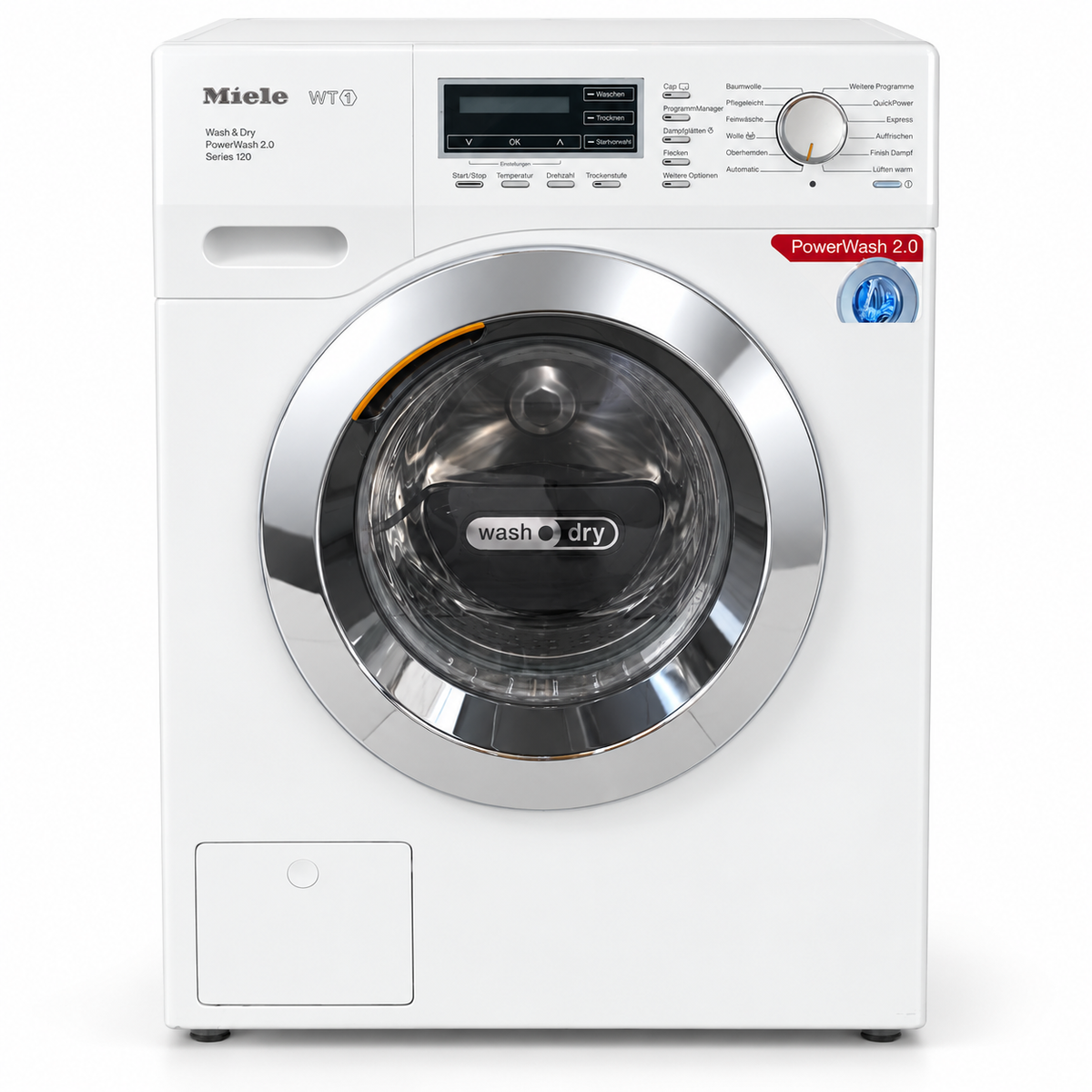 Miele WT1 WTF115 WCS Series 120 Washer Dryer – 7 kg Wash / 4 kg Dry – 1600 RPM – White