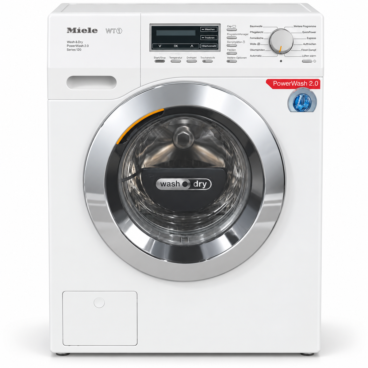 Miele WT1 WTF115 WCS Series 120 Washer Dryer – 7 kg Wash / 4 kg Dry – 1600 RPM – White