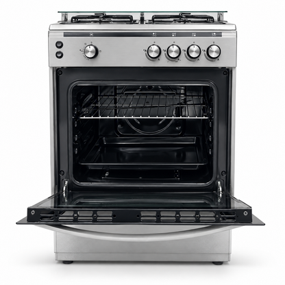 Hoover FGC6060-S1V 4-Burner Full Gas Cooker – 60 × 60 cm Stainless Steel