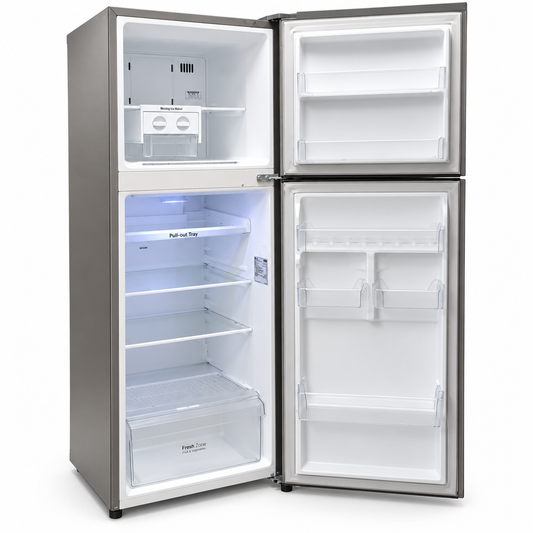 LG 253L Smart Inverter Top Freezer Refrigerator – Platinum Silver – GR-B312SLCL