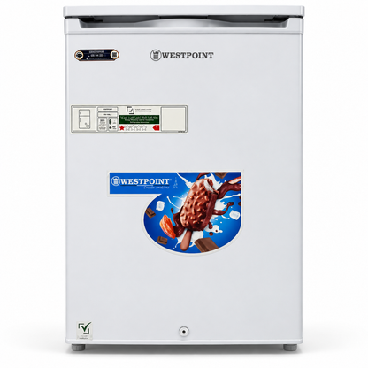 Westpoint WVI-1024E 83L Upright Freezer with 3 Drawers – White