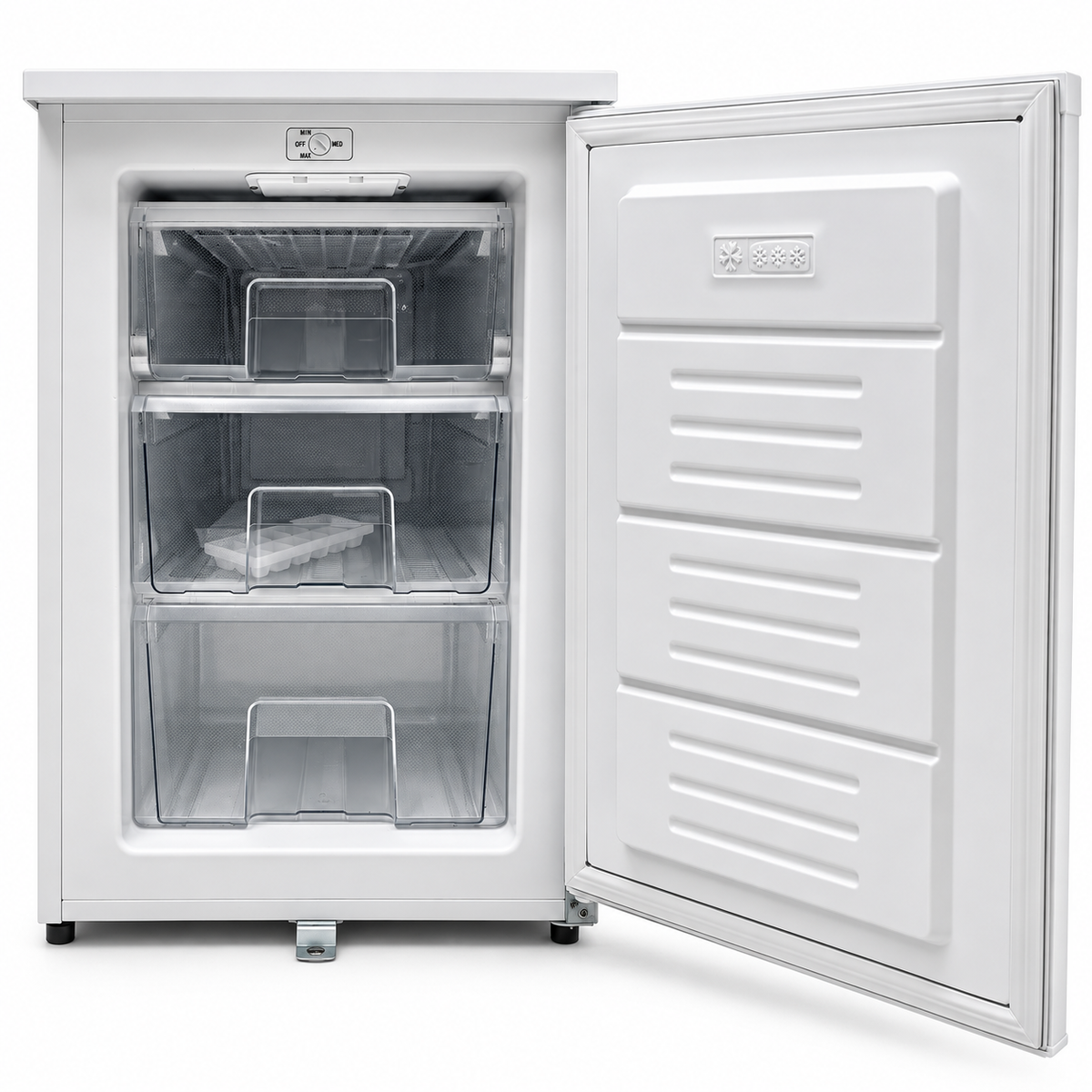 Westpoint WVI-1024E 83L Upright Freezer with 3 Drawers – White