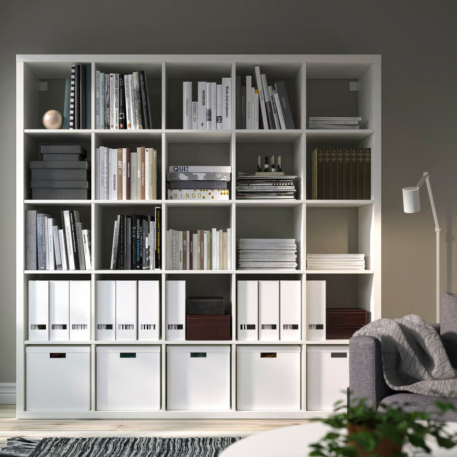 IKEA KALLAX Shelving Unit | White, 182x39x182 cm