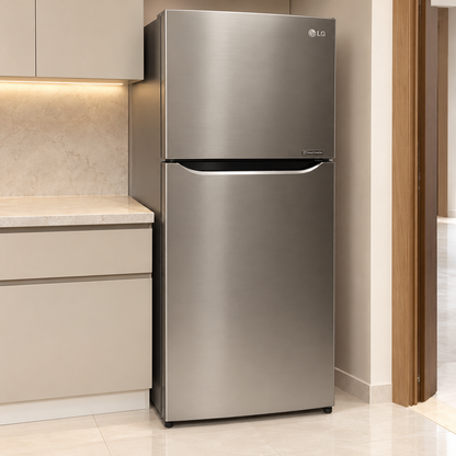 LG 253L Smart Inverter Top Freezer Refrigerator – Platinum Silver – GR-B312SLCL