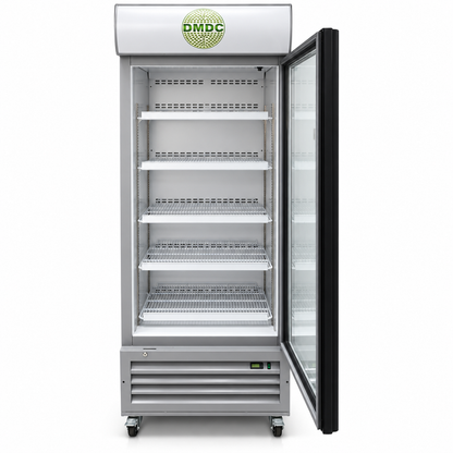 Celsius TSB1CF20 650L Commercial Upright Display Chiller – Single Glass Door – Silver