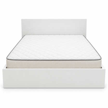 IKEA MALM Double Bed Frame with Underbed Storage & Mattress – White – 160 × 200 cm