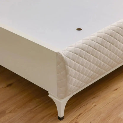Danube Home Aloha King Bed Set | White/Gold, 180x200 cm, No Mattress