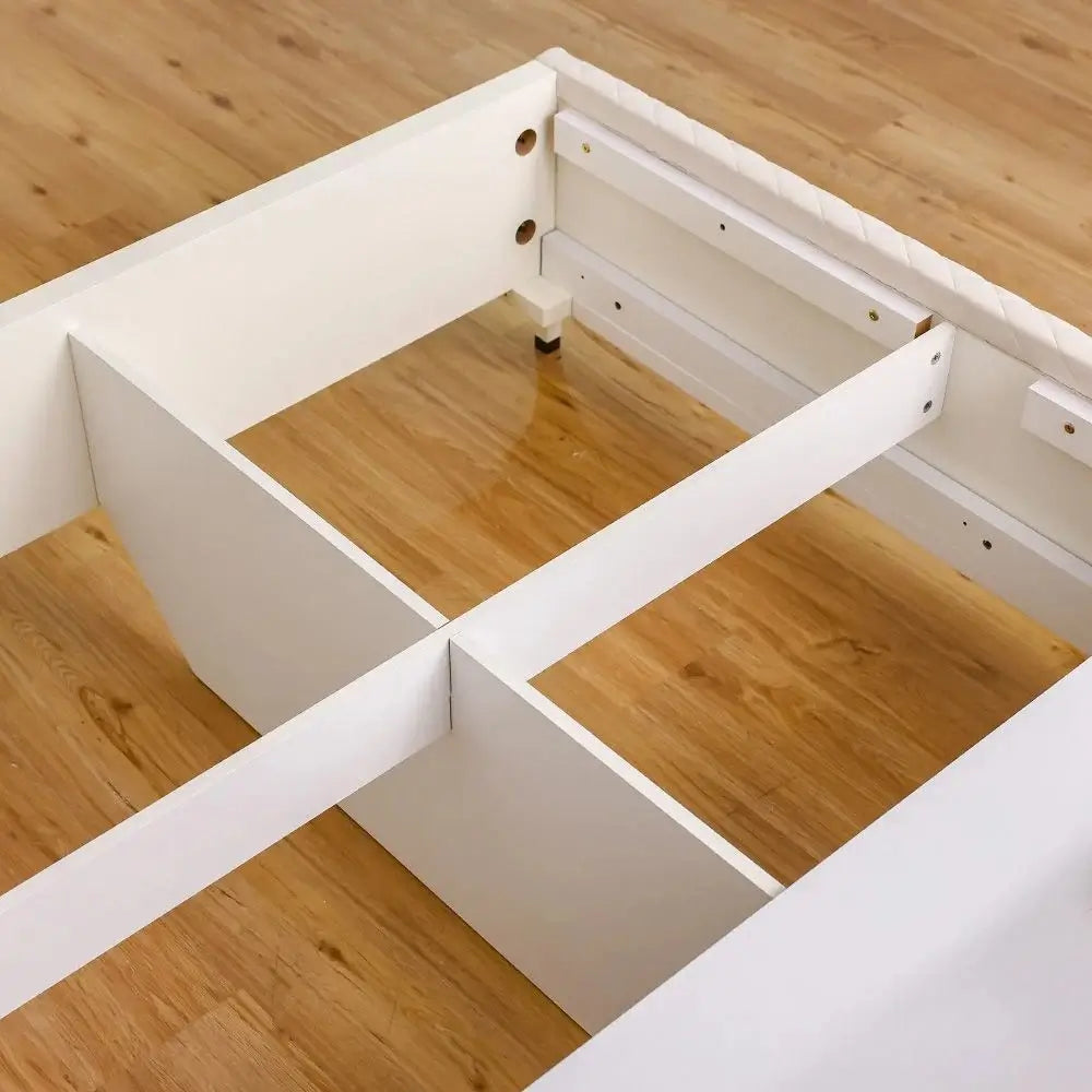Danube Home Aloha King Bed Set | White/Gold, 180x200 cm, No Mattress