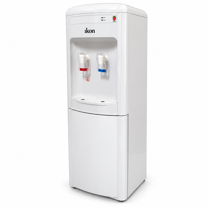 Ikon IK-HD002 Hot & Cold Water Dispenser with Cabinet – White