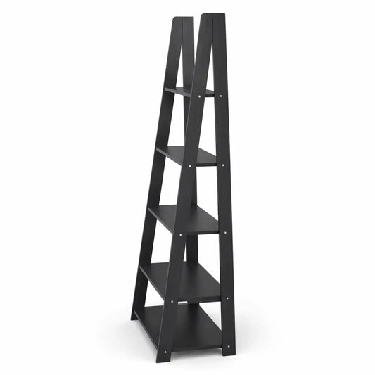 Adeptus 5 Shelf Ladder Bookshelf – used 2 months - althahanifurniture
