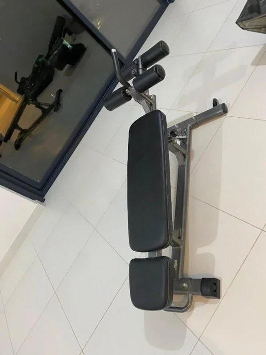 Adjustable Decline Ab Bench | Steel Frame | Multi - Angle Core & Upper Body Trainer - althahanifurniture